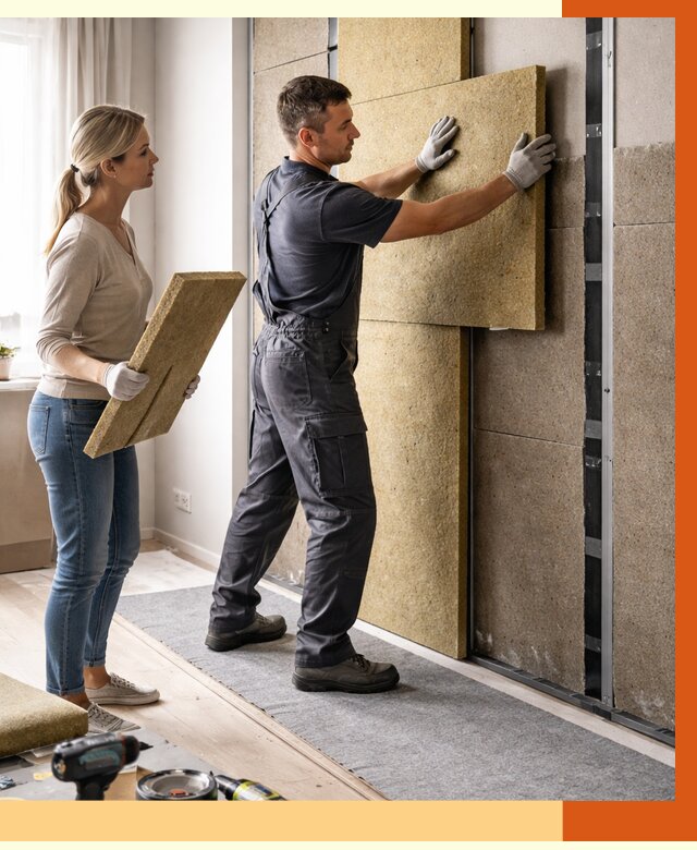 Профессиональная шумоизоляция квартиры в Приморско-ахтарске от 7604 руб. за м2 | ТепломастерПрр