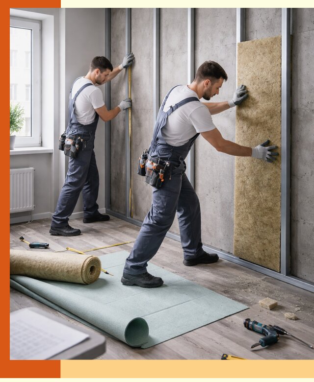 Шумоизоляция квартиры под ключ в Приморско-ахтарске — профессионально и гарантированно