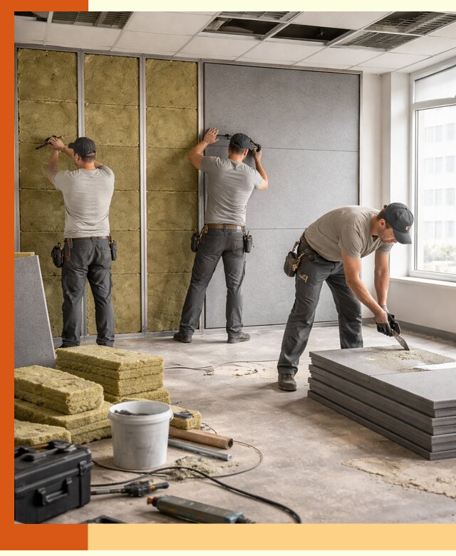 Профессиональная шумоизоляция офисов в Приморско-ахтарске для комфорта сотрудников