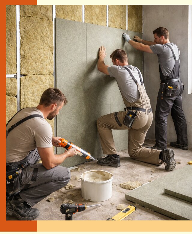 Профессиональная шумоизоляция стен в Приморско-ахтарске для квартир и домов