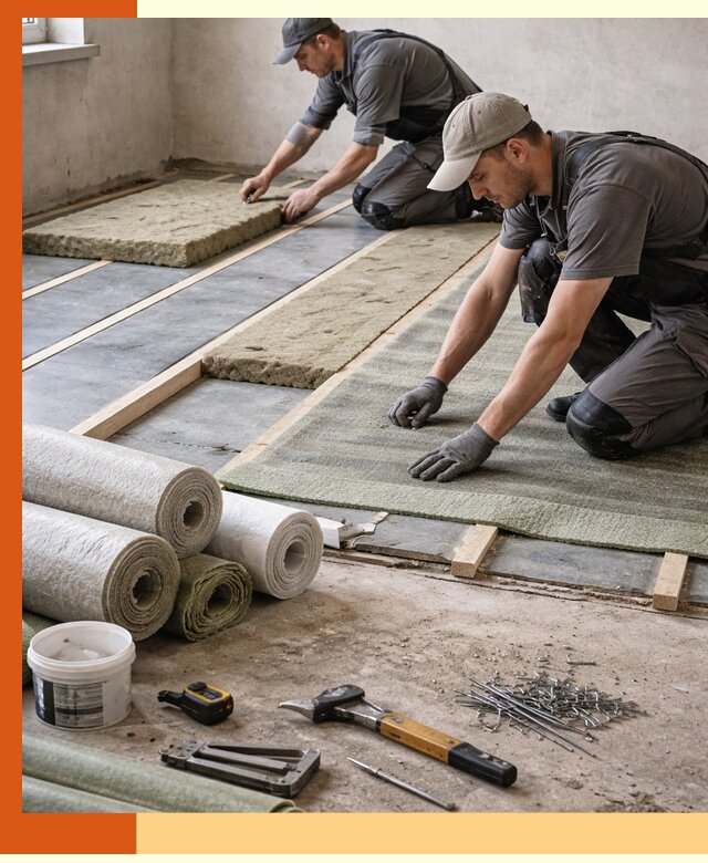 Шумоизоляция пола в Приморско-ахтарске — профессиональная звукоизоляция помещений