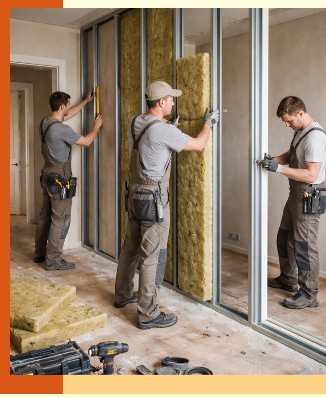 Шумоизоляция межкомнатных перегородок в Приморско-ахтарске эффективно и надёжно