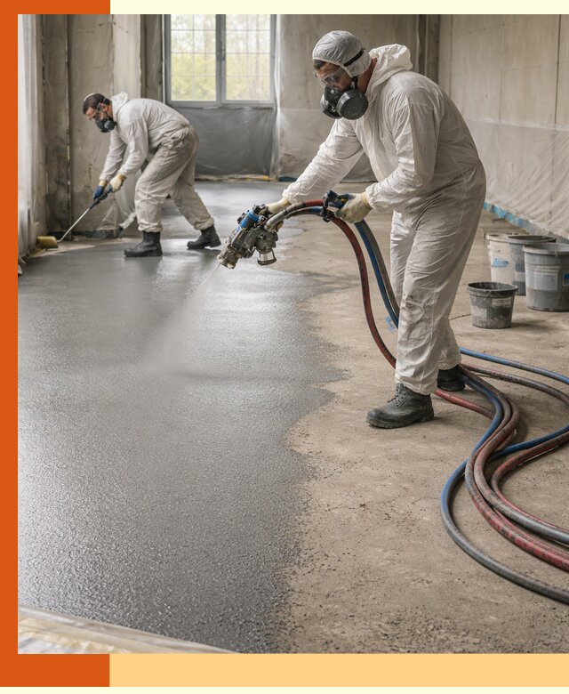 Гидроизоляция полимочевиной полов и конструкций в Приморско-ахтарске