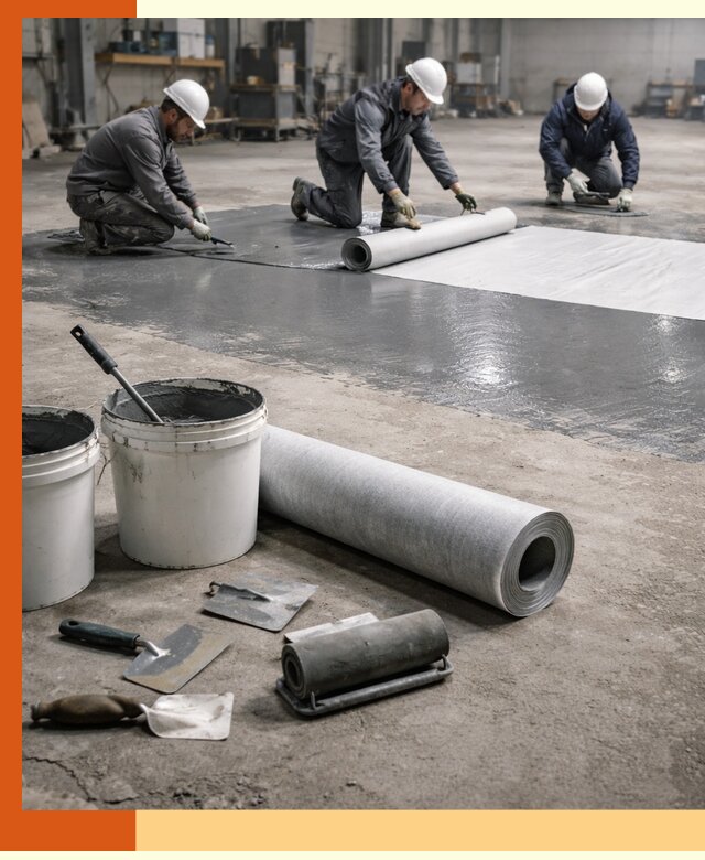 Гидроизоляция промышленного пола в Приморско-ахтарске — защита и долговечность