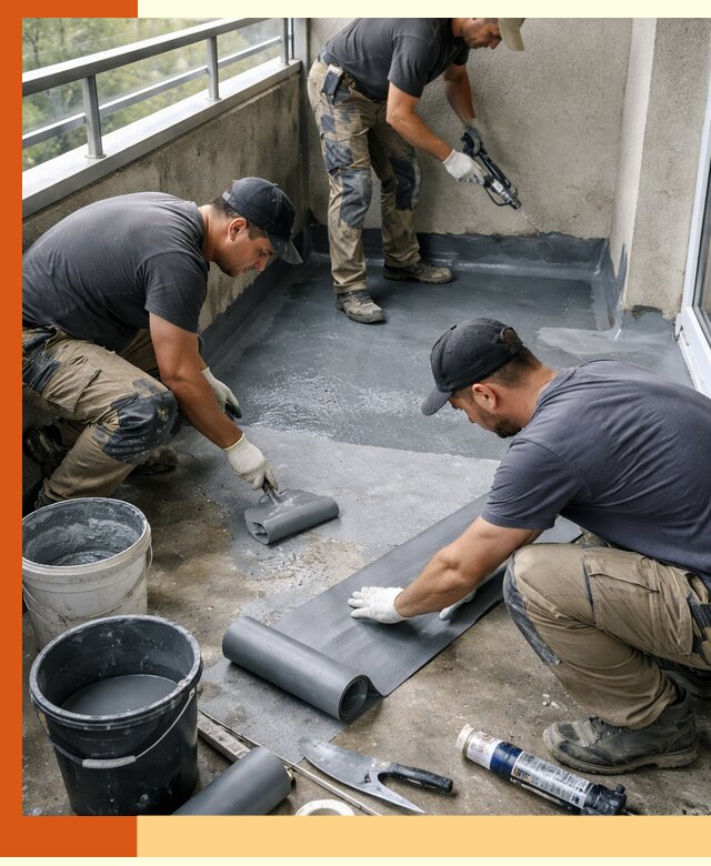 Гидроизоляция балкона в Приморско-ахтарске: надежная защита от протечек