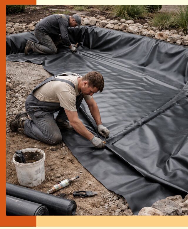 Гидроизоляция пруда в Приморско-ахтарске: надежная защита и герметизация