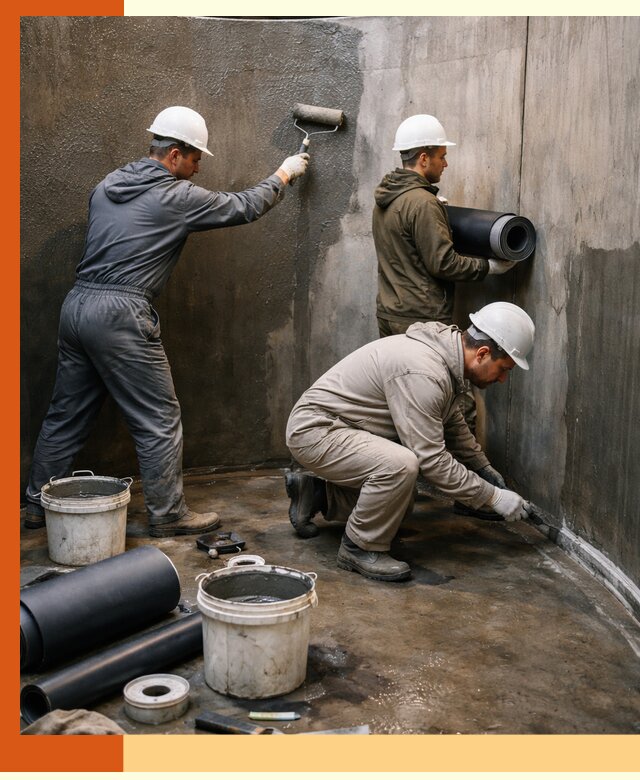 Гидроизоляция резервуара профессионально в Приморско-ахтарске