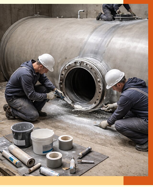 Гидроизоляция резервуара с топливом в Приморско-ахтарске от 76035 руб. под ключ | ТепломастерПрр