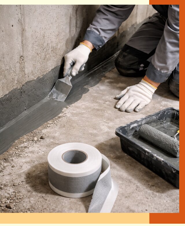 Гидроизоляция швов и герметизация стыков в Приморско-ахтарске от 1267 руб. | ТепломастерПрр