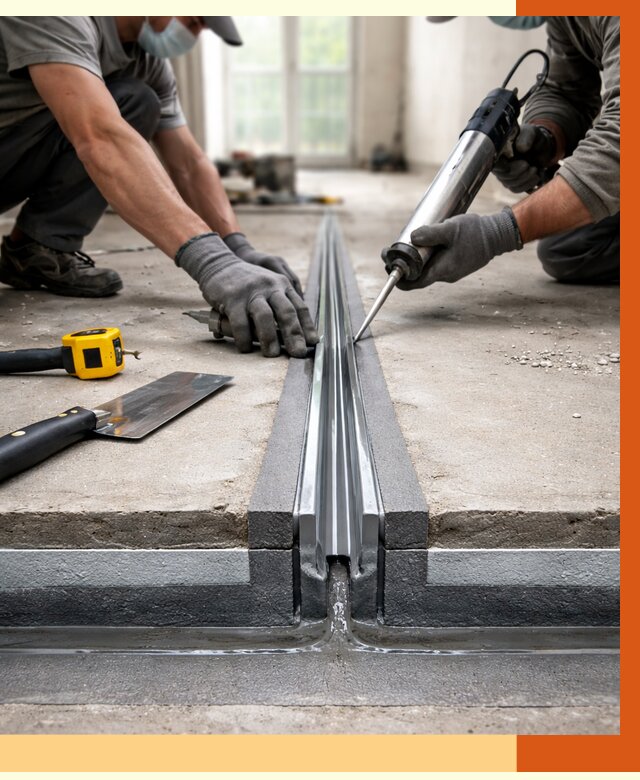 Гидроизоляция деформационного шва в Приморско-ахтарске от 7604 руб. под ключ | ТепломастерПрр