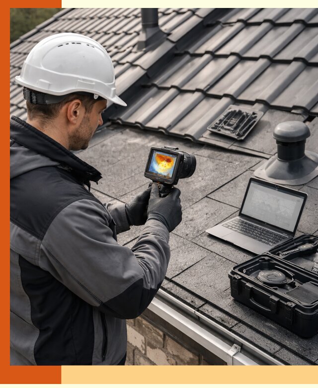 Тепловизионное обследование кровли в Приморско-ахтарске для выявления дефектов