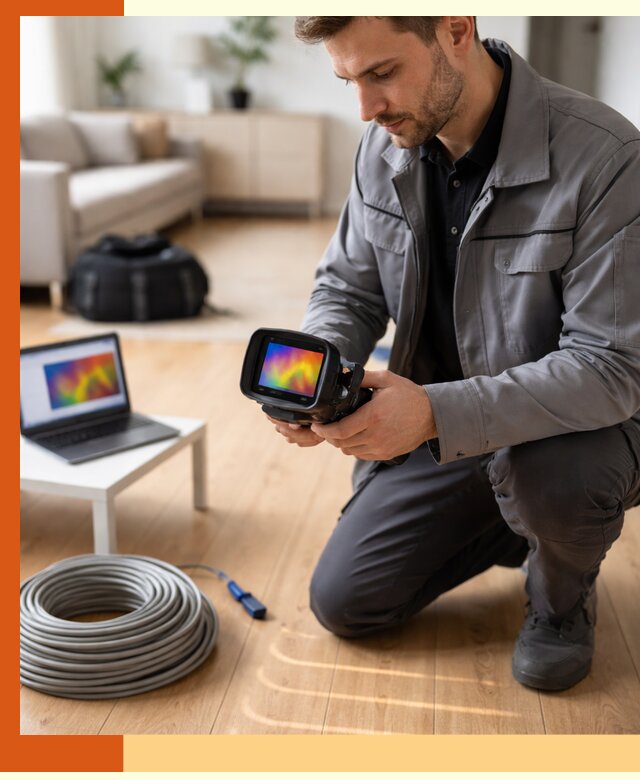 Тепловизионное обследование тёплого пола в Приморско-ахтарске для точной диагностики