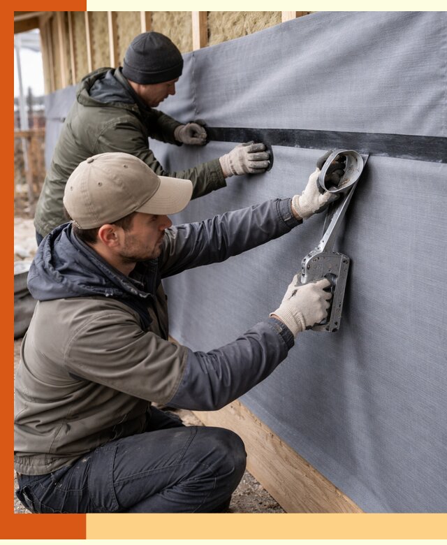 Монтаж ветроизоляции зданий и конструкций в Приморско-ахтарске