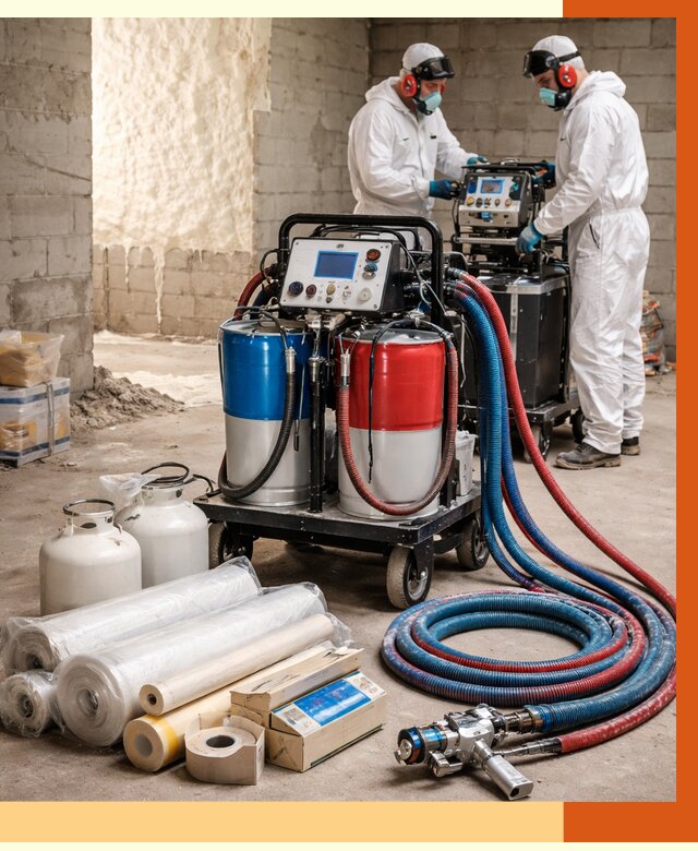 Аренда установки для напыления ППУ в Приморско-ахтарске от 35483 руб. | ТепломастерПрр